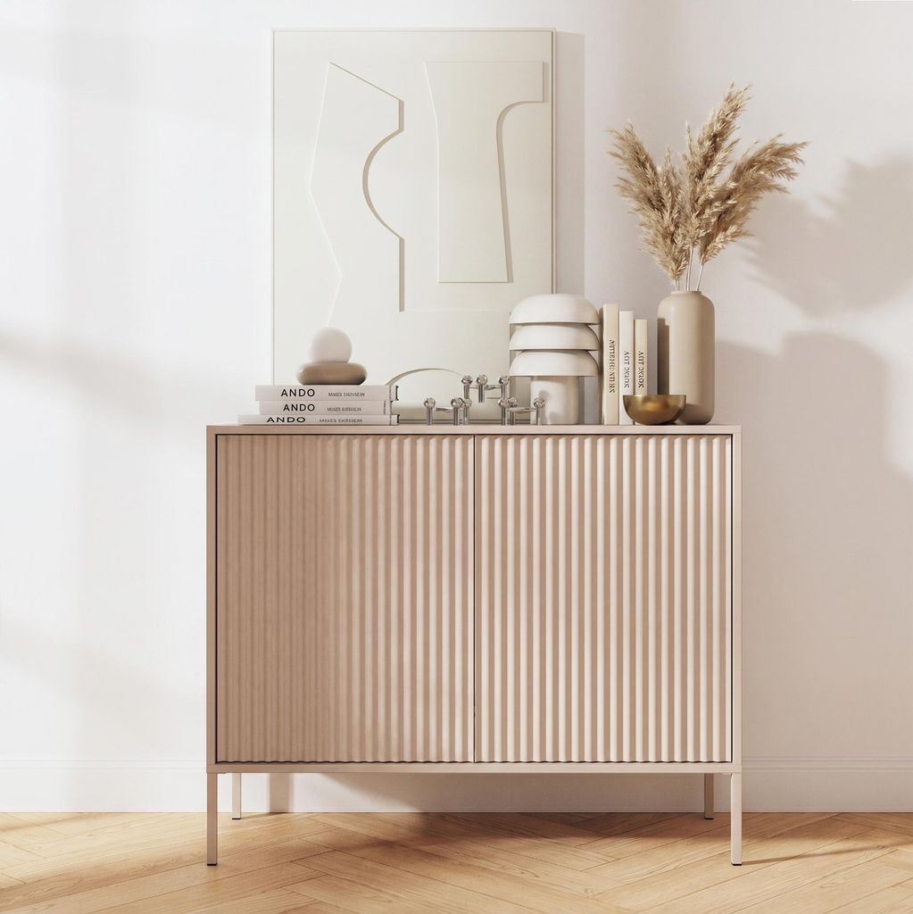 BEAUTYSOFA | Kommode NOTO 100 cm Kaschmir, Wohnzimmer Produktbild 