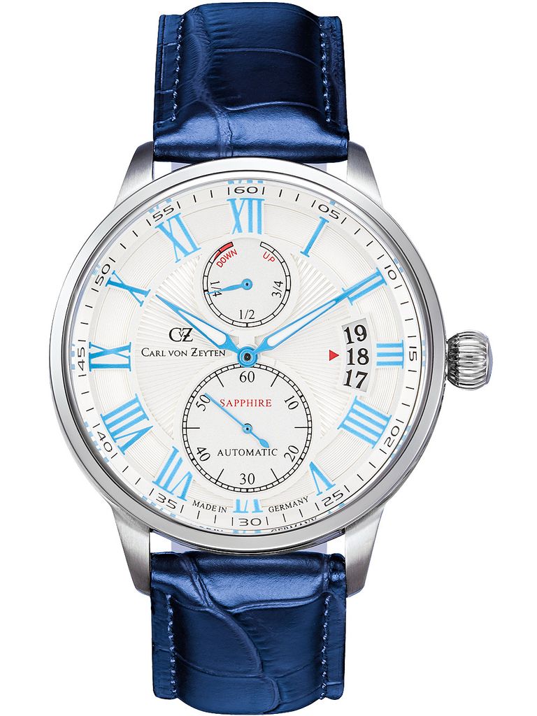 Carl von Zeyten Herren Armbanduhr 46 mm Münstertal Automatik CVZ0082WHS