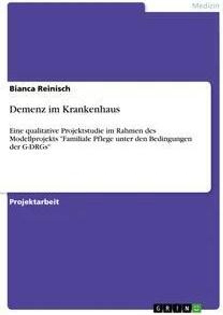 Demenz im Krankenhaus