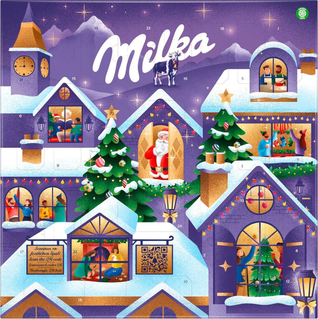 Magiczny Kalendarz Adwentowy Milka z nadzieniem z Zdjęcie produktu 