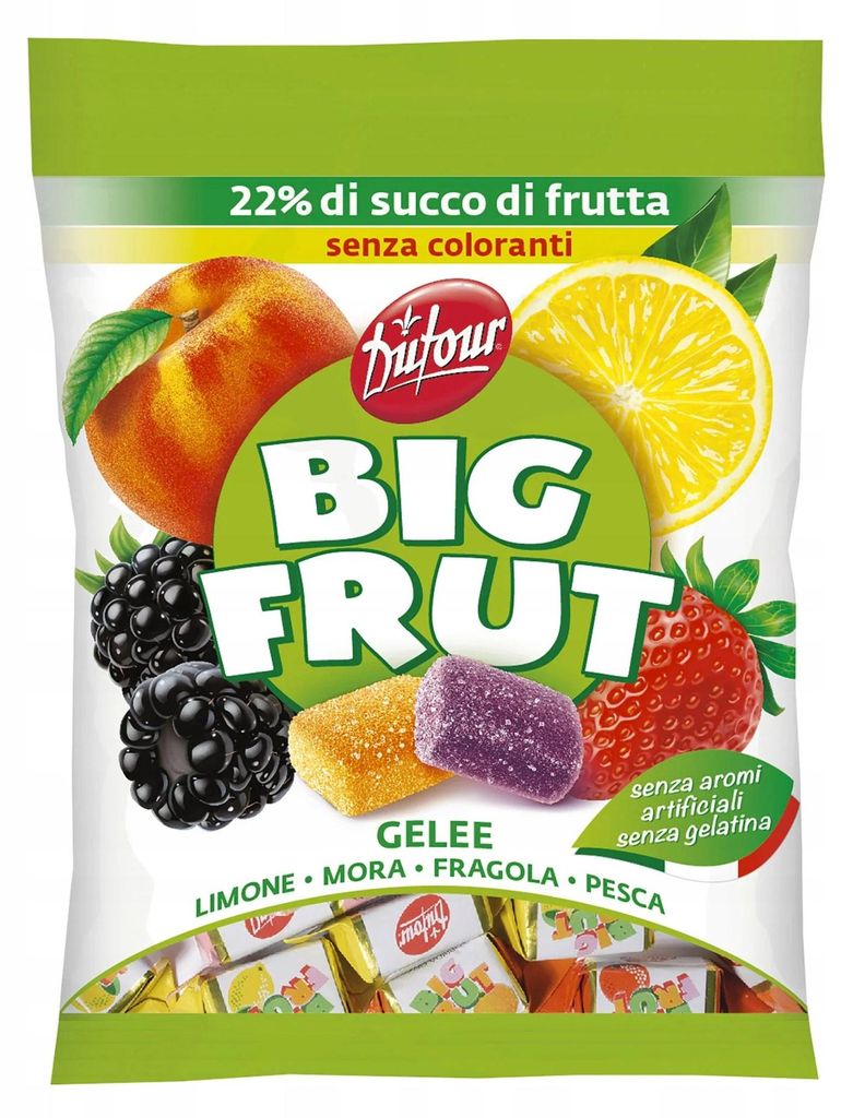 Gelées Big Fruit 150g - Dufour Image du produit 