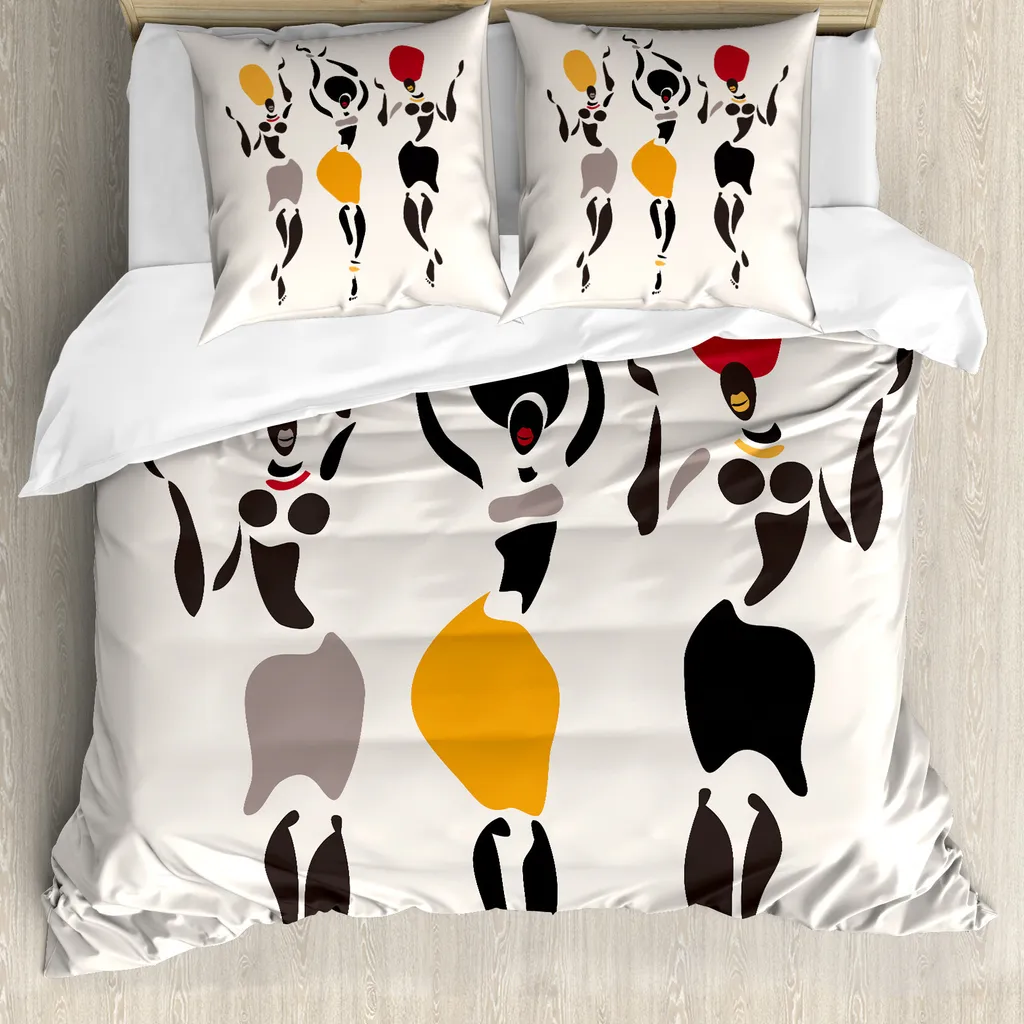 Set Letto Boemo ABAKUHAUS: Copripiumino Multicolore e Federe Anallergiche