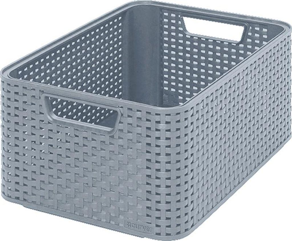 Curver Basket Contenitore grigio 18L Immagine del prodotto 