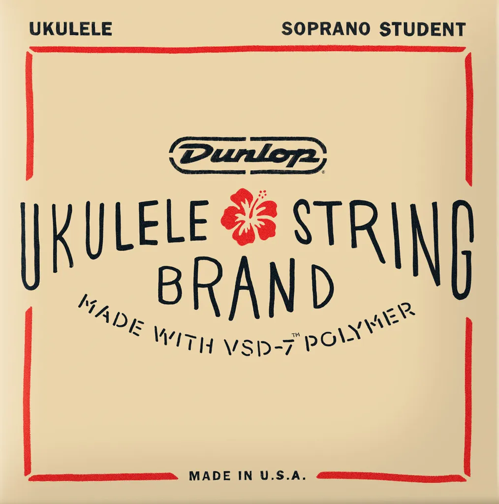 Évitez le Désaccordage : Cordes Ukulélé Soprano Dunlop DUQ201 Nylon Noir