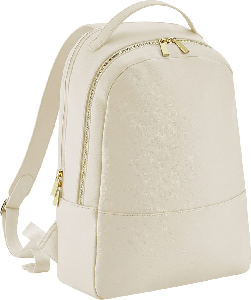 Bagbase - Damen Rucksack "Boutique", Kunstlederoptik RW8461 (Einheitsgröße) (Auster-Grau)