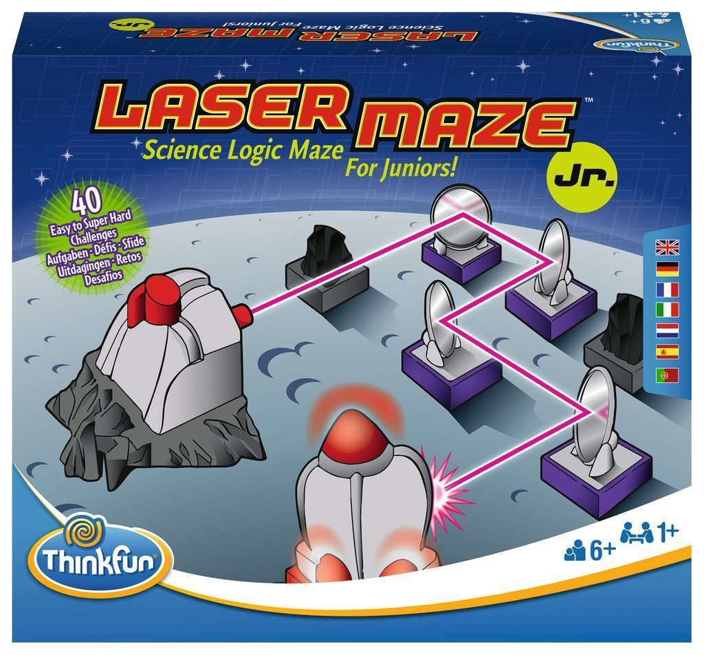 ThinkFun Laser Maze Junior 76348 - Logik-Labyrinth für Kinder ab 6 Jahren