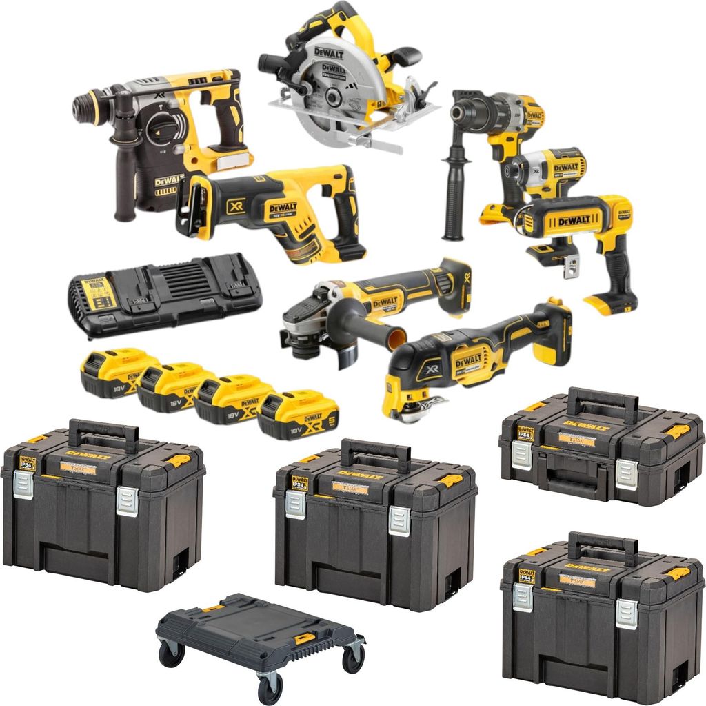 Confezione combinata DEWALT a batteria (8 pezzi), 18V Immagine del prodotto 
