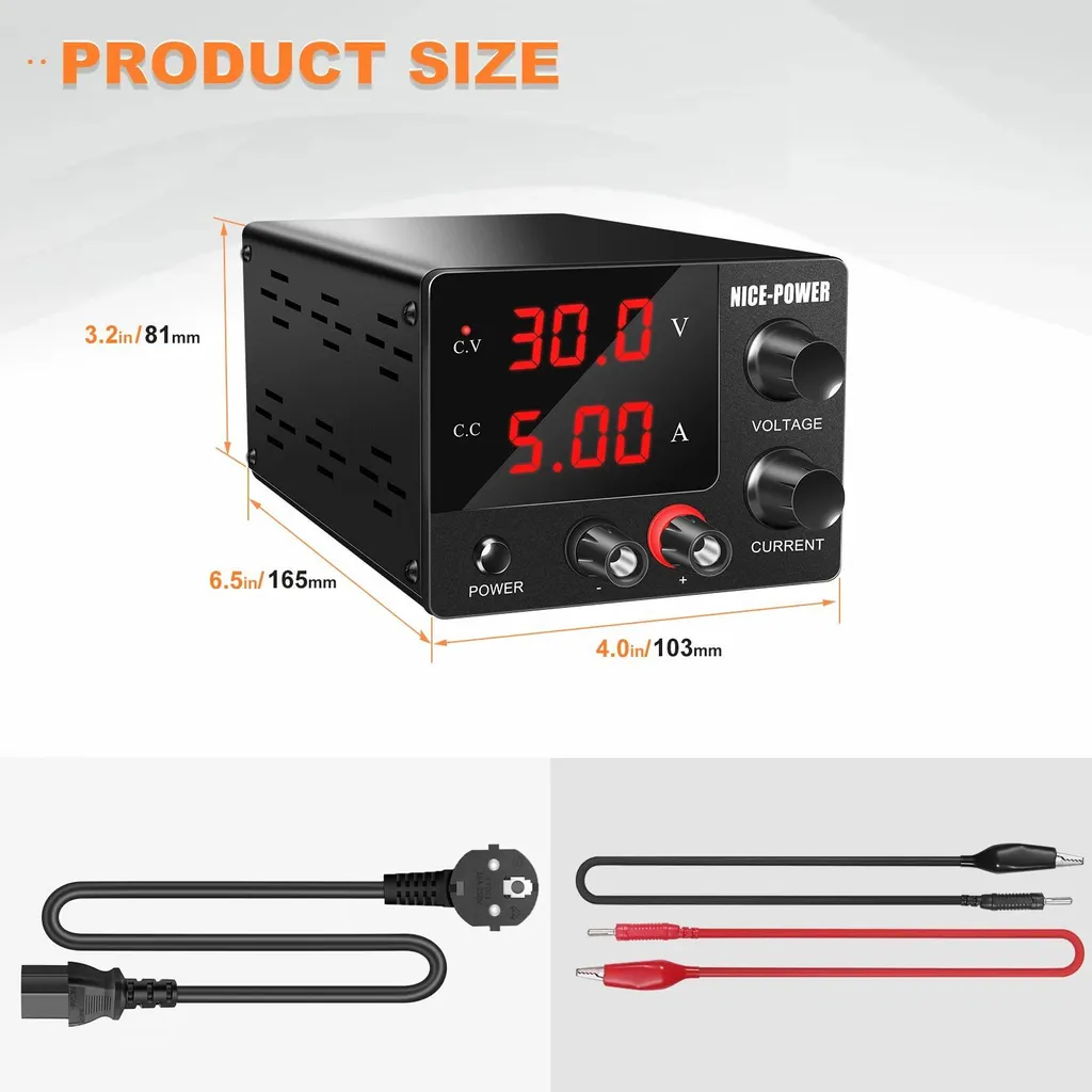 Alimentation Stabilisée à Découpage de Table 30V 5A Format Compact - 9
