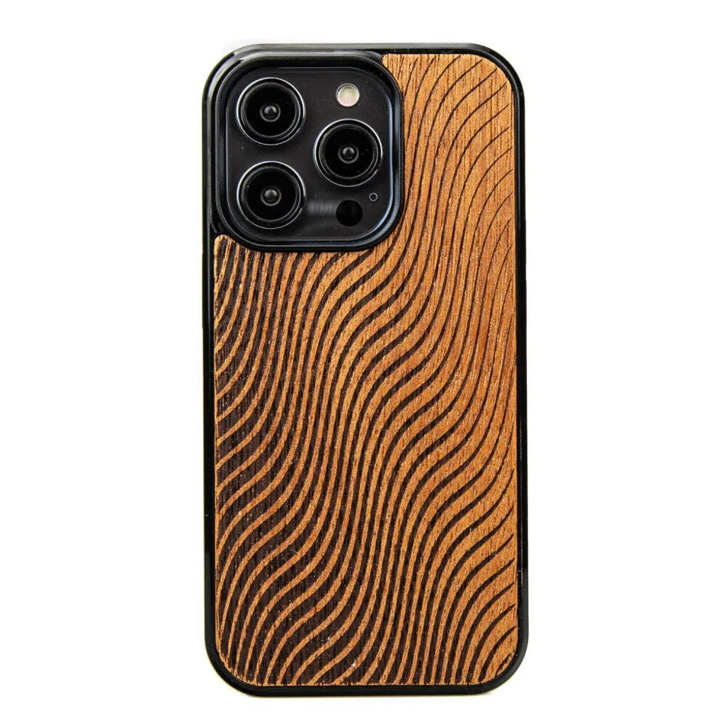 Cover iPhone 15 Pro Legno Merbau Bewood - Protezione Premium MagSafe