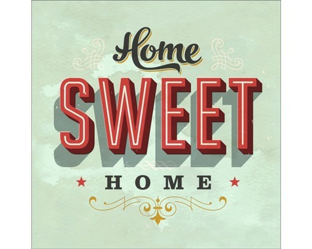 Glasbild Retro Sweet 50x50 cm