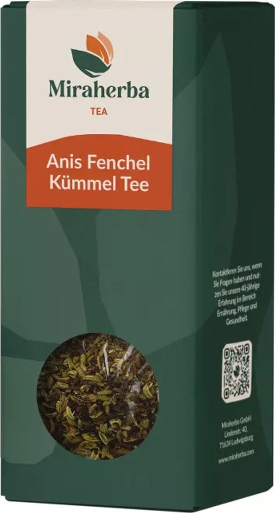 Miraherba -Anis-Fenchel-Kümmel Tee - 100g