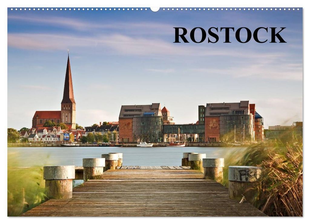 Rostock (Wandkalender 2027 DIN A2 quer), CALVENDO Monatskalender