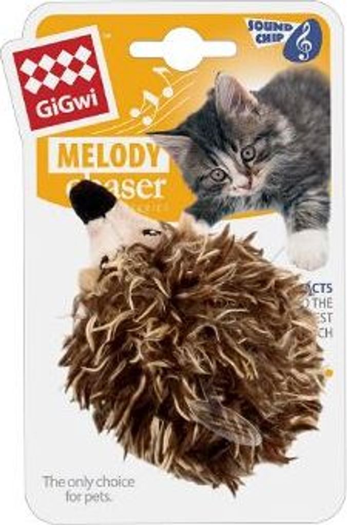 Hračka mačka GiGwi Melody Chaser Ježko so zvukovým čipom Obrázok produktu 