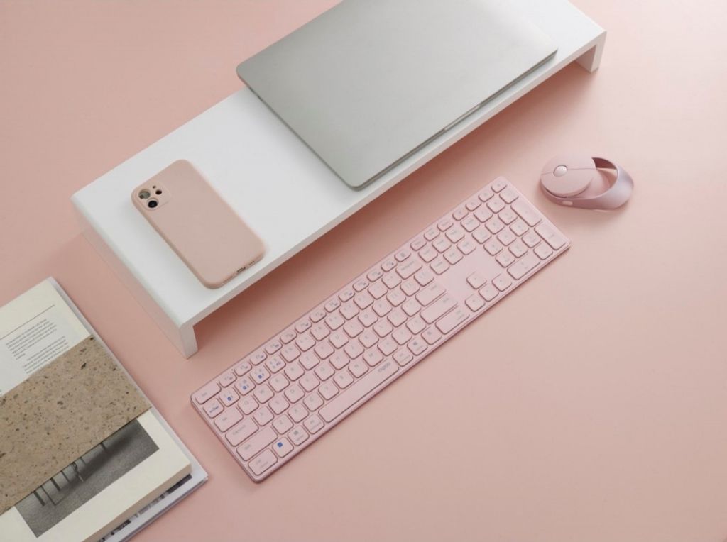 Rapoo 9300M Set Desktop Multimodale Wireless Tastiera E Mouse Nero QWERTY (IT - Foto 9