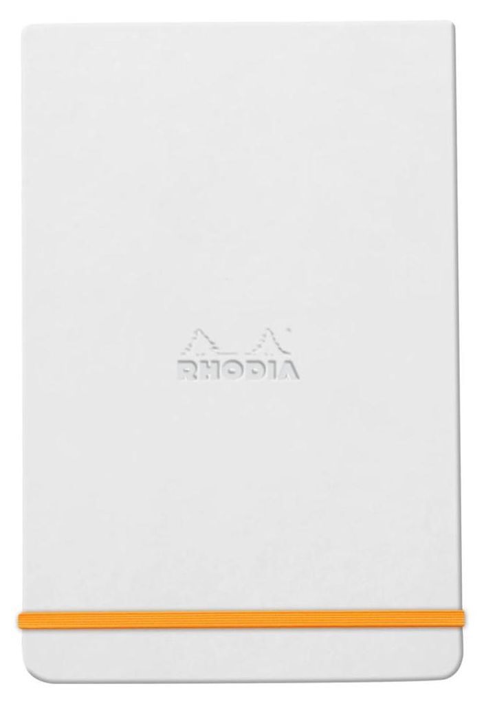 Rhodia Webnotepad 9x14 96Bl lin weiß