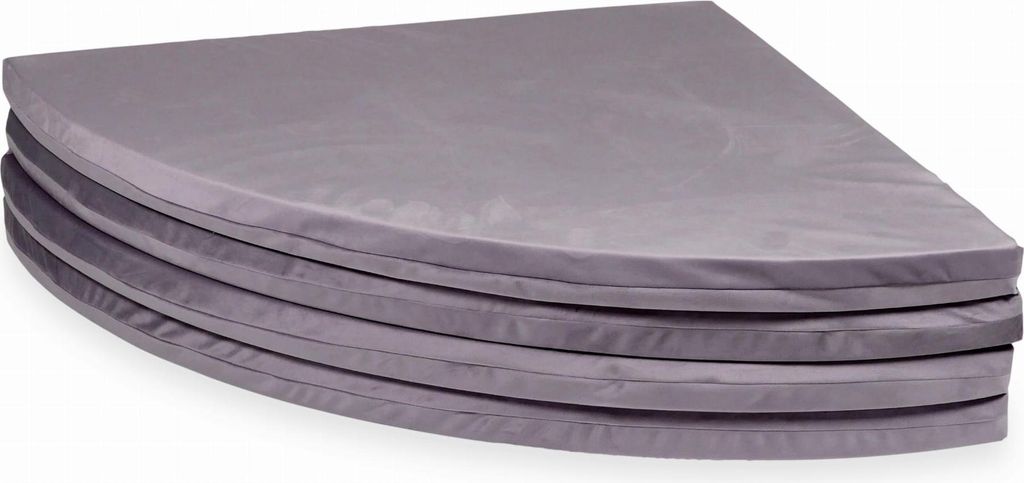 Spielmatte 160cm für Kinder rund faltbar – Samtflieder