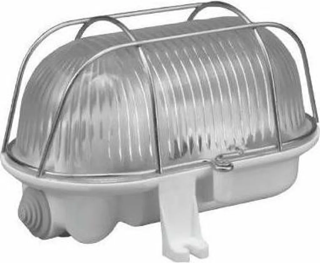 PAWBOL Luminaire pour gaine avec grille métallique ovale 60W D.3166S