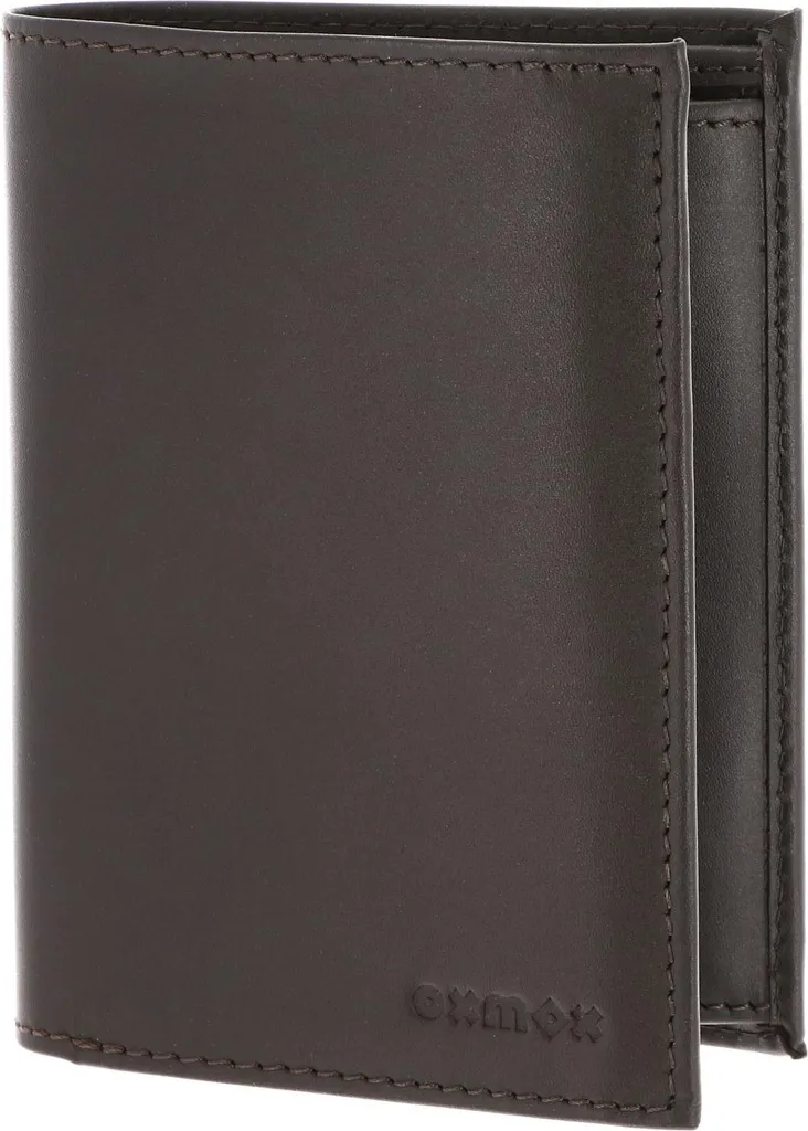 Oxmox Pure 2.0 Portafoglio in Pelle RFID Marrone Scuro - Acquista Online