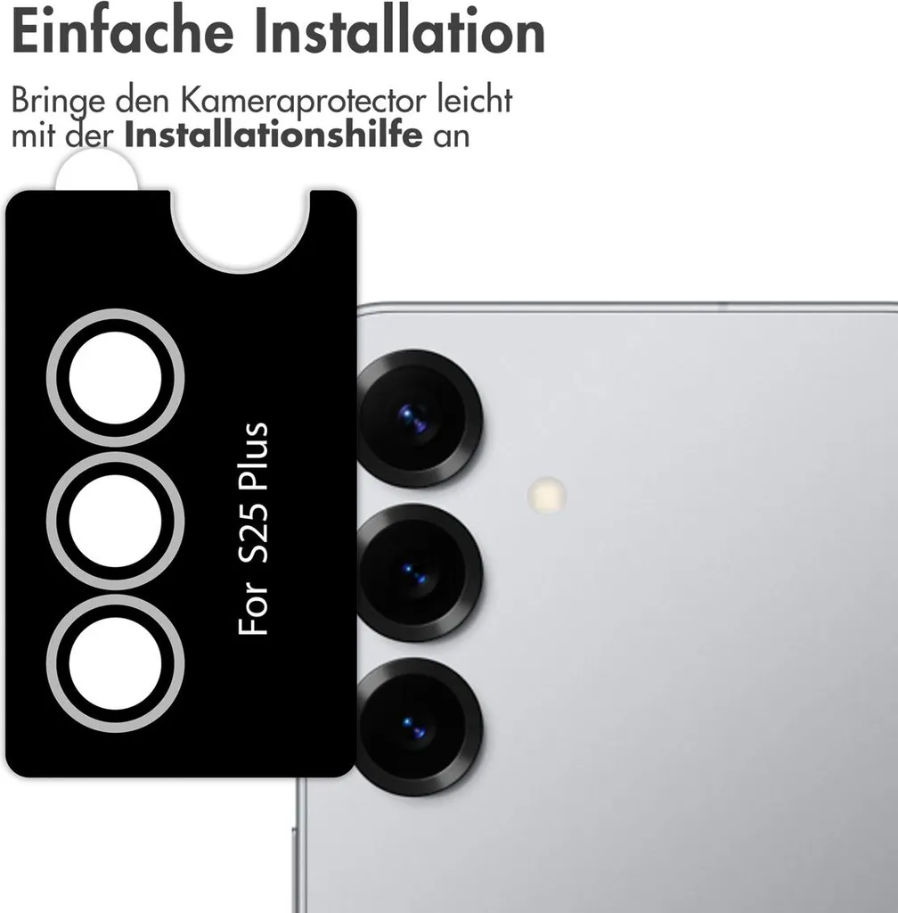 iMoshion Camera Protector Samsung S25 Plus Silver Shadow - Glow Up! - 7