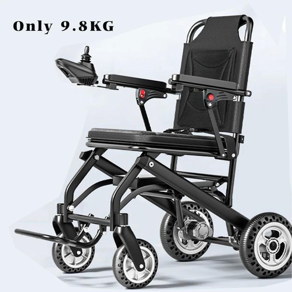 Elektrischer Rollstuhl - Ultraleichtes Reisemodell - 9,8 kg - Faltbar - Tragbar - Flugtauglich