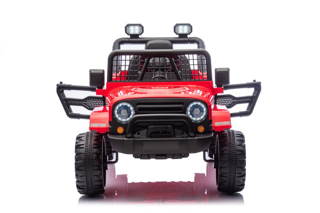Voiture électrique 12V avec télécommande 2,4G – 3 vitesses – Klaxon, musique, LED – Suspension à ressorts – Pour enfants 3+ ans – Hydromotrix