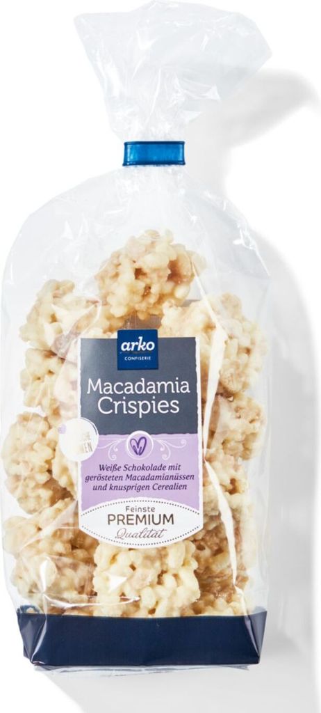 arko Macadamia Crispies, 150g Produktbild 