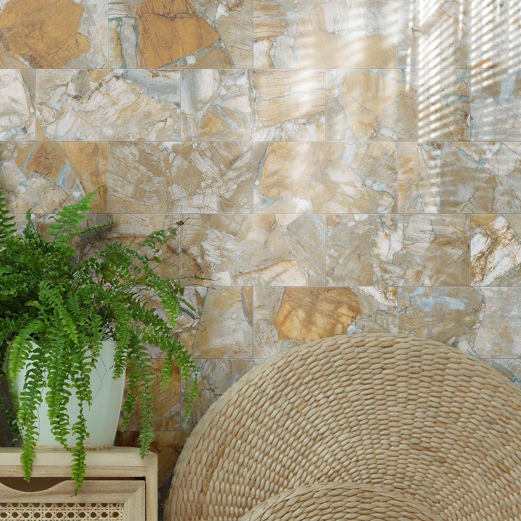 Cool-i 16 Stück 3D Marmor Wandpaneele – Selbstklebend, Wasserdicht, PET Wandaufkleber für Küche & Wohnzimmer, 20×10 cm, ca. 0,33 m² (SJM226)