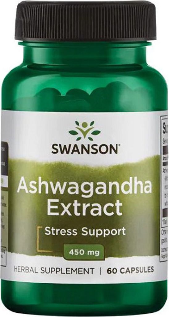 Estratto di Ashwagandha 450 mg 60 capsule Swanson Health Immagine del prodotto 