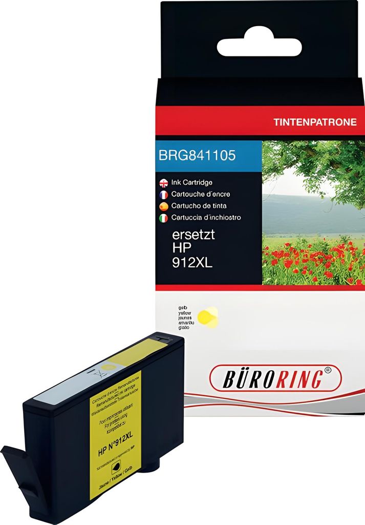 Büroring Tintenpatrone, ersetzt HP 912XL Y, 11ml, gelb