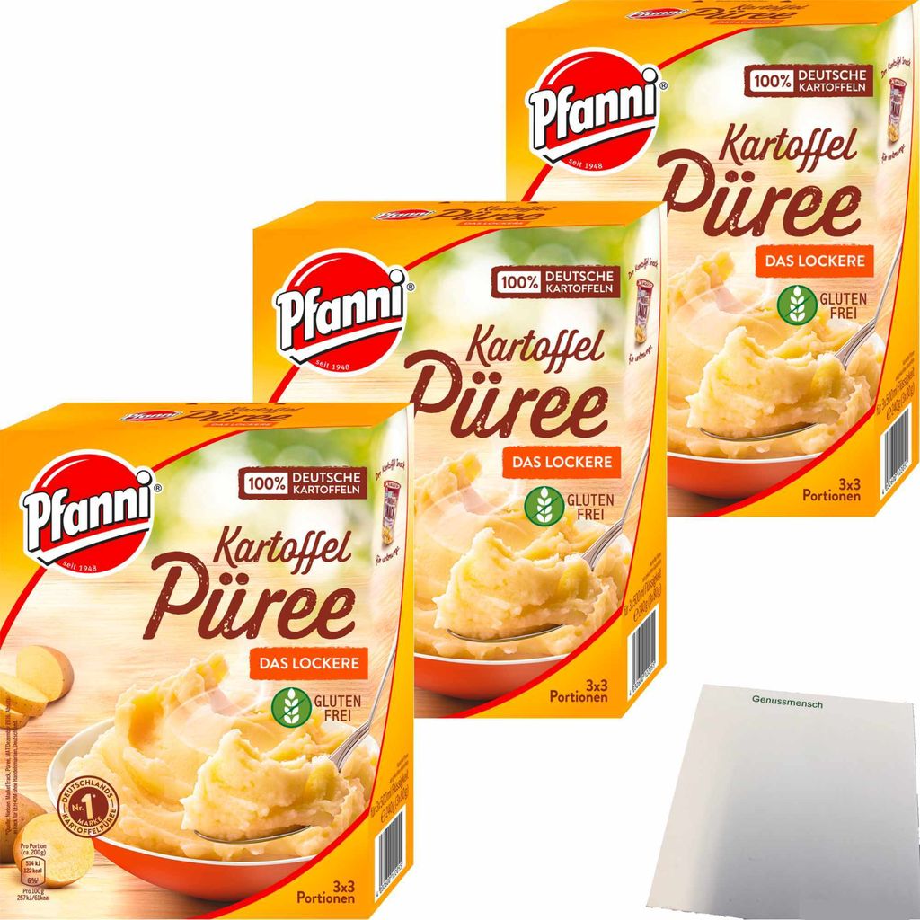 Pfanni Kartoffel Püree Das Lockere 3er Pack (3x240g Produktbild 