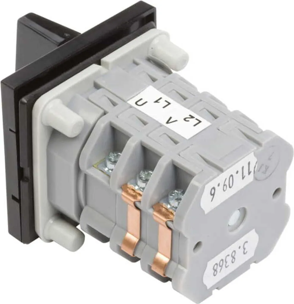 Interrupteur de puissance 63A triphasé encastré type ŁK63 pour machines