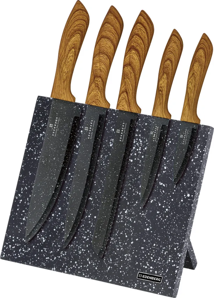 Idea Regalo Cucina: Set Coltelli Edenberg EB-970 6 Pezzi Acciaio