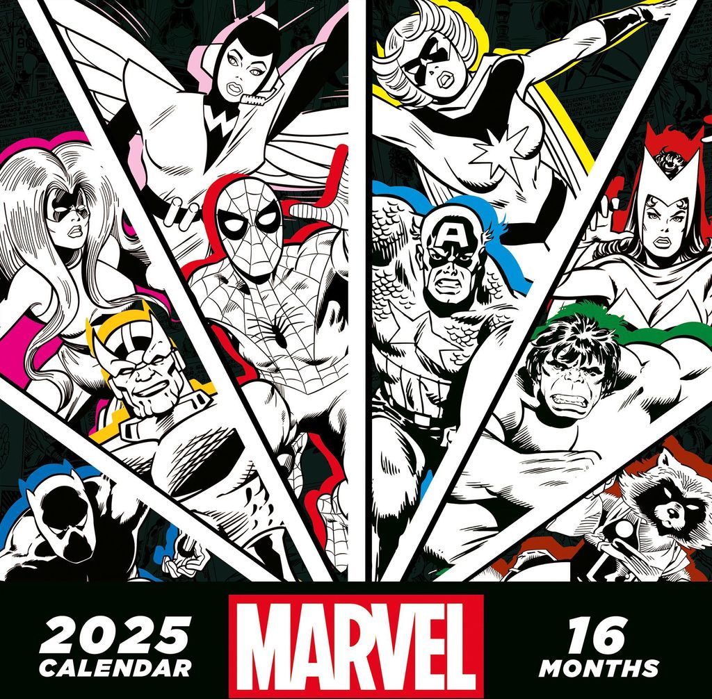 MARVEL 2025 - Broschürenkalender 30x30