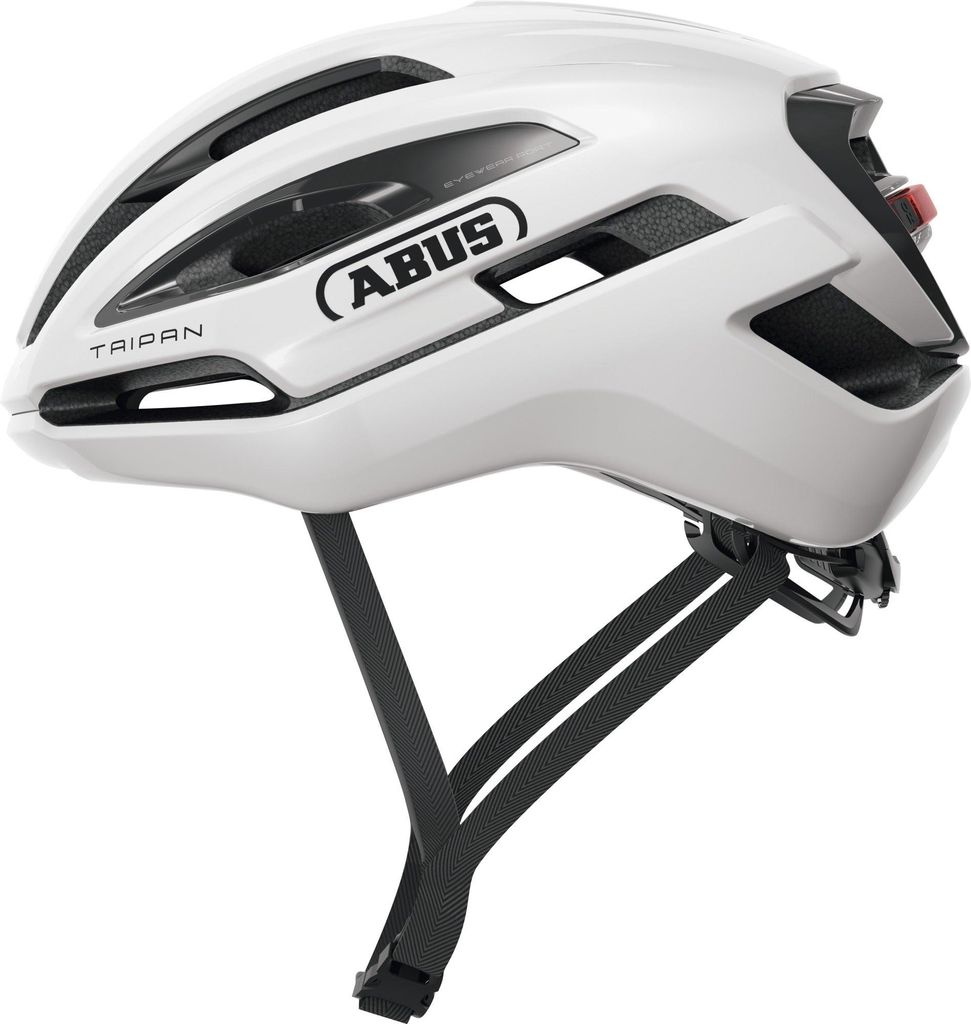 Kask Abus Taipan LED na rower biały błyszczący wielkość L Zdjęcie produktu 
