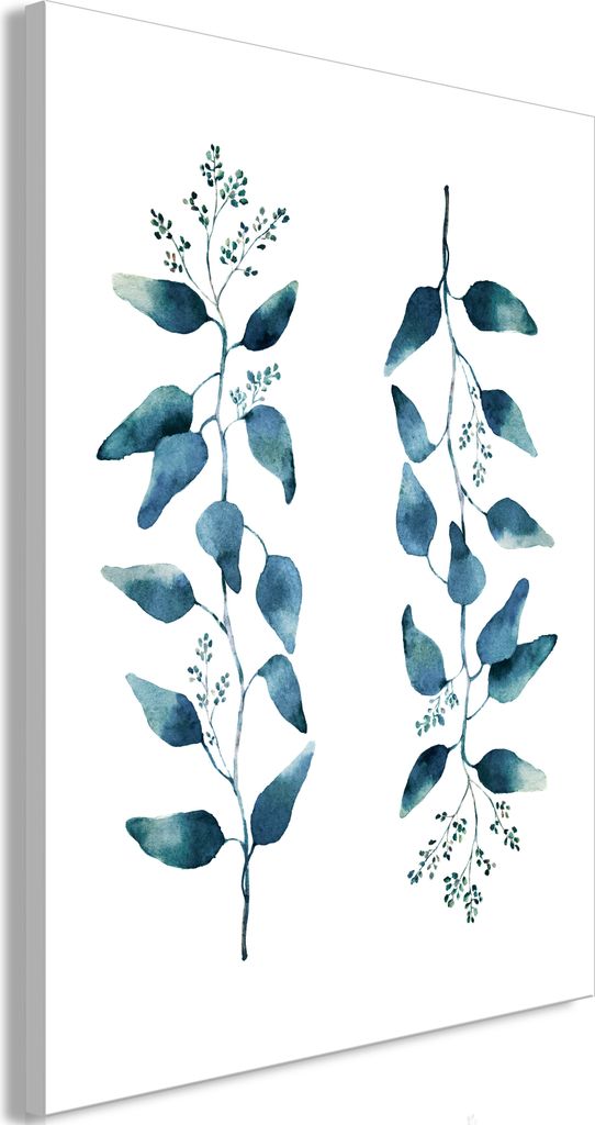 Italienischer Leinwand Leinwandbild - Always Together (1 Part) Vertical 40x60 cm Blätter b-A-0900-b-a