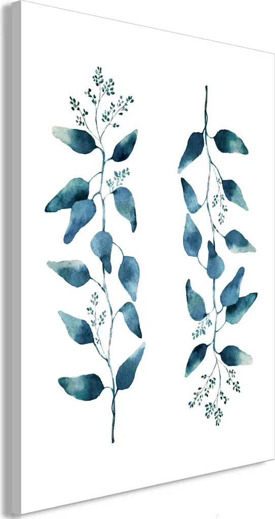 Quadro su tela italiano - Sempre insieme (1 parte) verticale 60x90 cm foglie b-A-0900-b-a