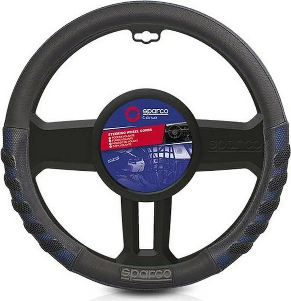 Sparco S101 Coprivolante Auto Universale | Comfort e Protezione Ø 37-38cm