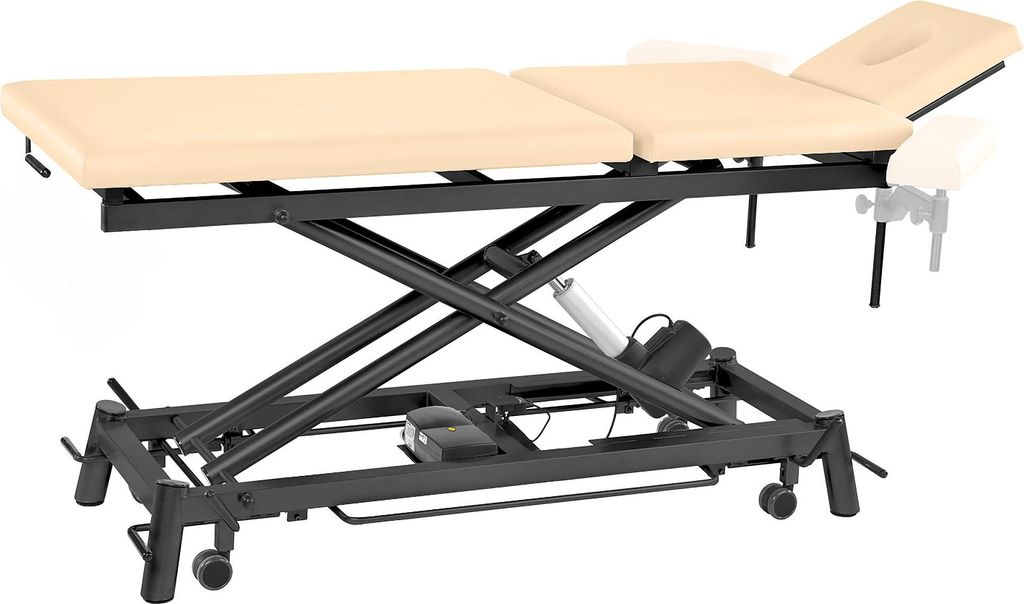 Pader Medi Tech Elektrische Therapieliege "Ecofresh 3.0", 68 cm, 3-teilig, Elfenbein, Anthrazit