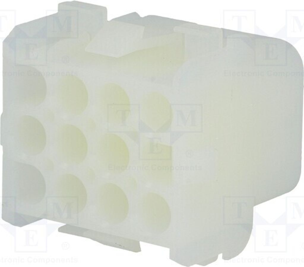 2x Buchse männlich/weich Leitung-Platte Universal 1-480709-0 Signteckverbinder,