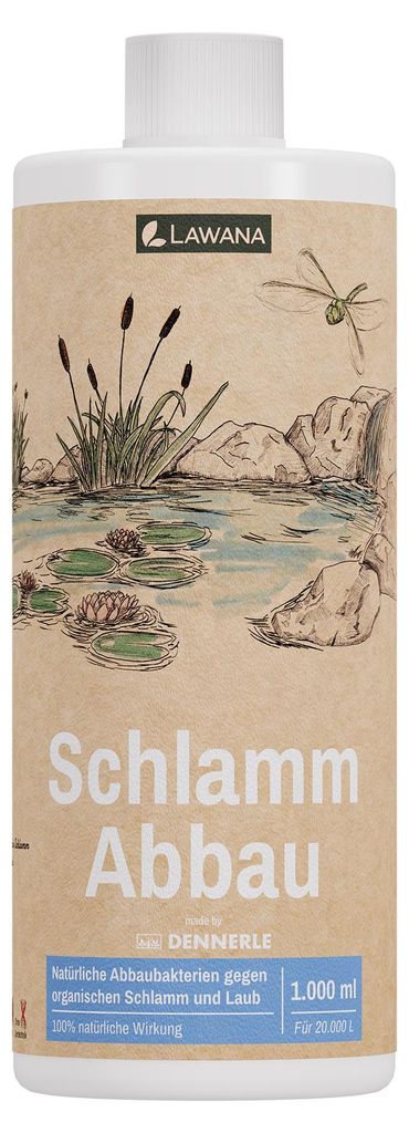 Lawana Schlamm Abbau, 1 Liter - Natürliche Abbaubakterien Produktbild 