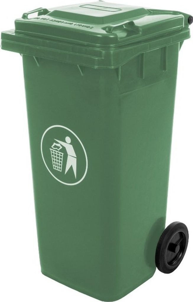 nabbi Mulltonne Aschenbecher 120 L - grün