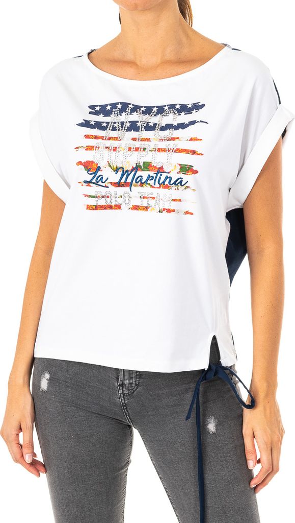 La Martina Damen Kurzarm-T-Shirt LWR308
