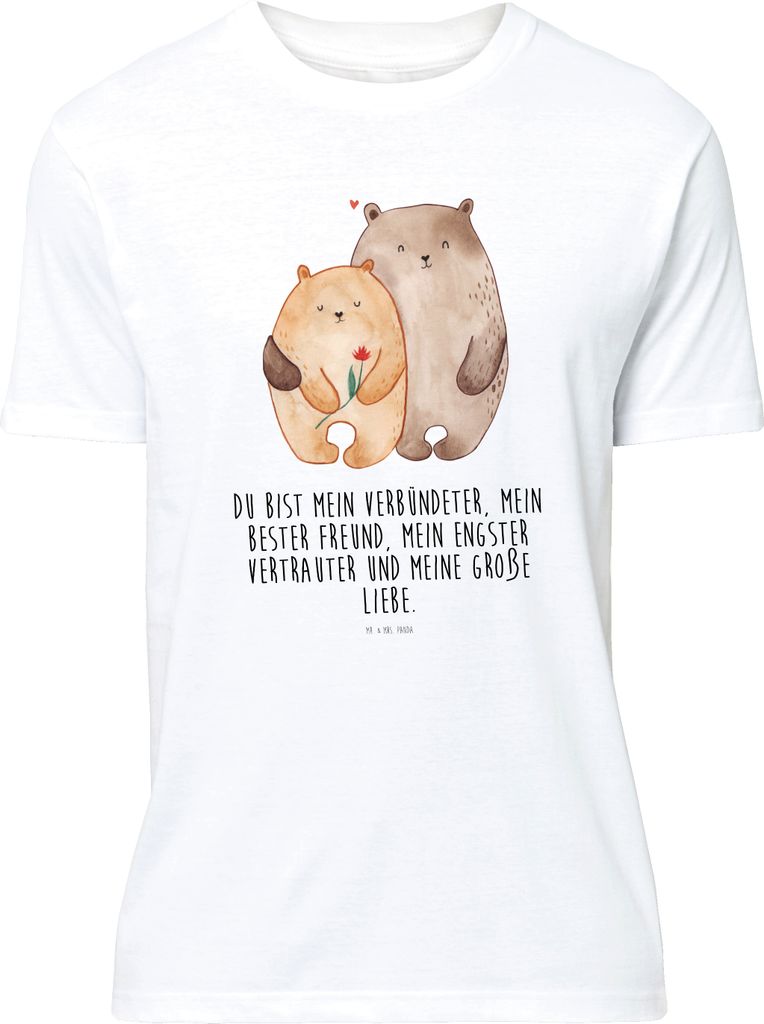 Mr. & Mrs. Panda S T-Shirt Bären Liebe - Weiß - Geschenk, Verknallt, Bär, Shirt, Kuscheln, Tshirt, Freund, Lustiges, Freundin, mit Spruch, Hochz...