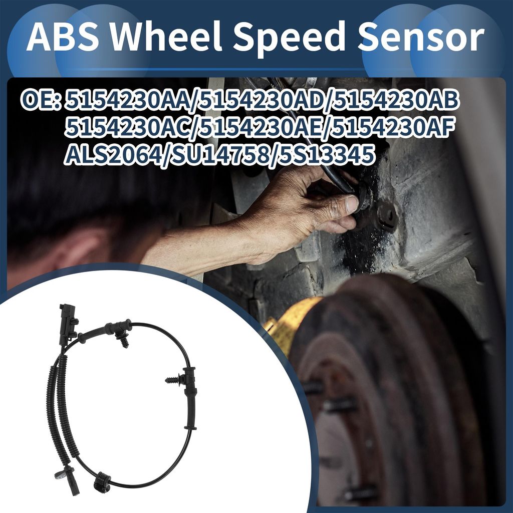 ABS Raddrehzahlsensor hinten links rechts ABS Sensor Antiblockiersystem Sensor Nr. 5154230AA für Jeep Grand Cherokee 2011-2022