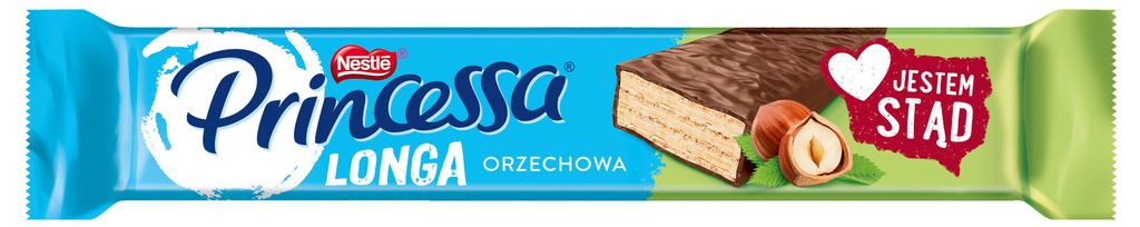Princessa Longa Wafel Przekładany Kremem Orzechowym Oblany Zdjęcie produktu 