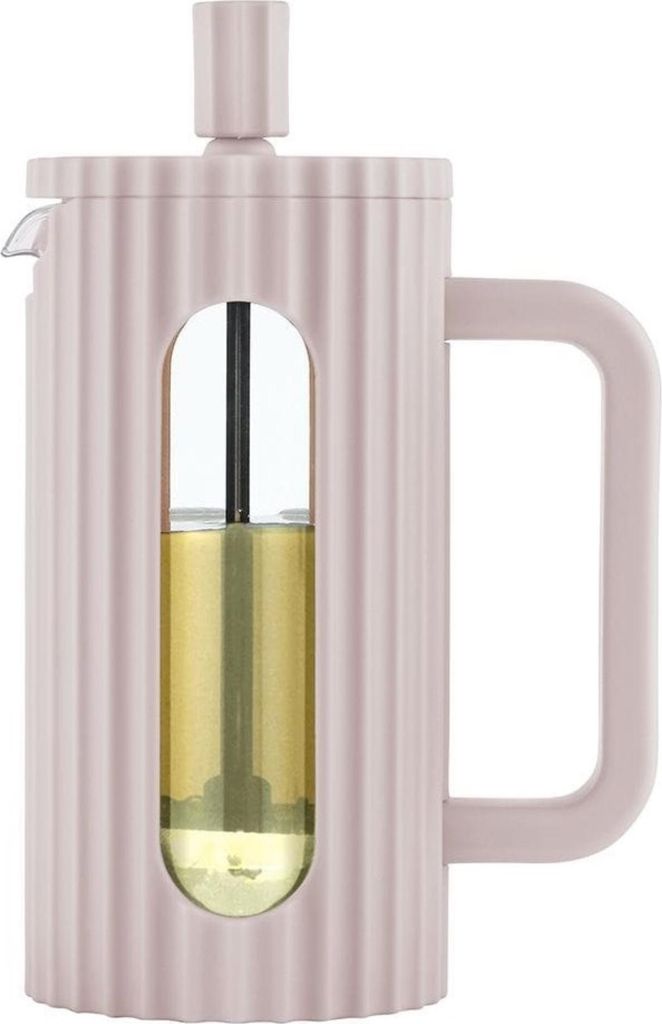 Glas Tee-/Kaffeezubereiter French Press 350 ml beige KLAUSBERG KB-7744