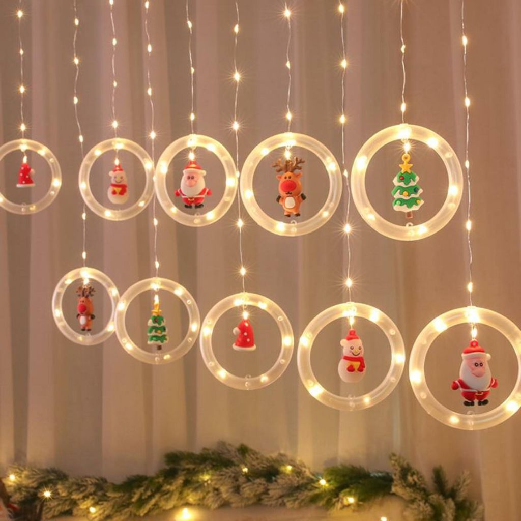 ACA Beleuchteter Weihnachtsvorhang, 125 WW LED, 3 m x 0,5 m, USB + Effekte, IP20, 2,5 m Netzkabel X041251627