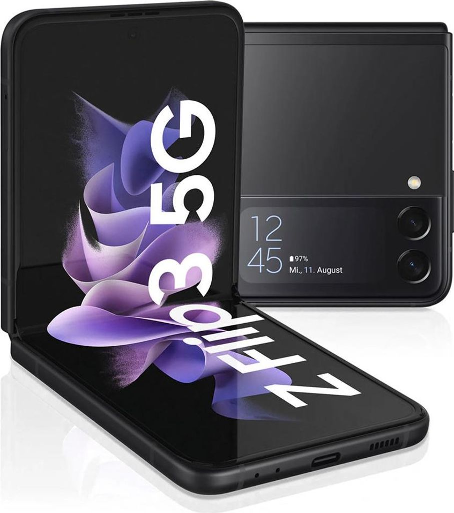 SAMSUNG Galaxy Z Flip 3 5G Smartphone (SM-F711BZKEEUB),