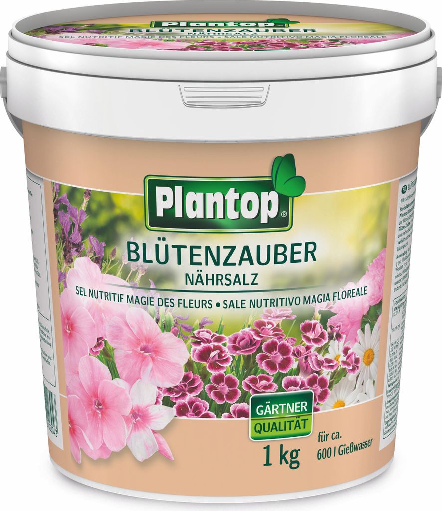 Plantop Blütenzauber Nährstoffkonzentrat im 1kg Eimer Produktbild 