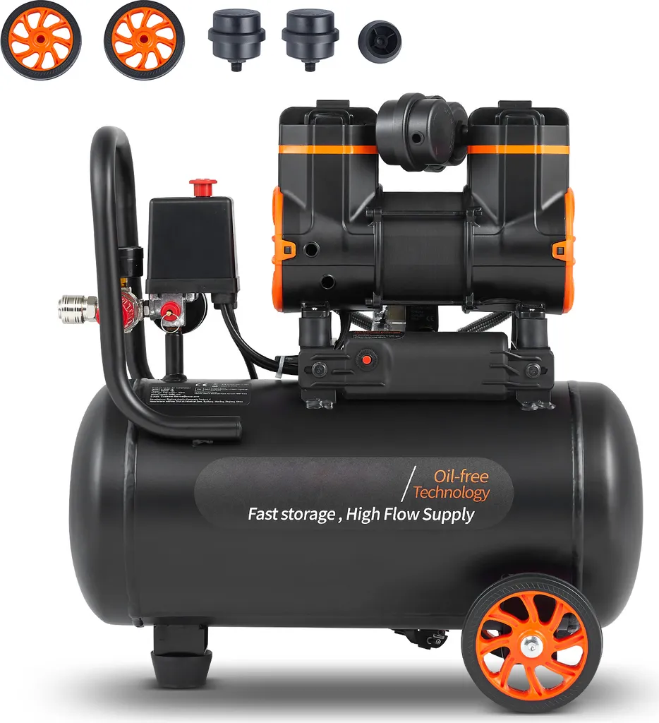 SucceBuy Compressore Aria 18L Ultra-Silenzioso | Professionale